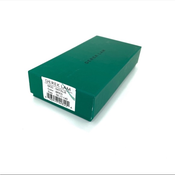 Derek Lam Natalie Red Sunglasses Rectangular Shape - Picture 4 of 10